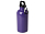 Одностенная бутылка для воды с карабином Oregon, изготовленная из нержавеющей стали, сертифицированной по стандарту RCS, объемом 400 мл - Пурпурный