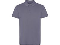 Рубашка поло Cobain унисекс, серо-голубой выстиранный