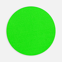 Наклейка тканевая Lunga Round, M, зеленый неон