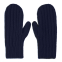 Варежки вязаные НАСВЯЗИ© шерсть/акрил, темно-синий