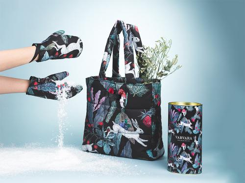 Сумка стеганая Зайцы. Varvara