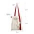 Шоппер Superbag (неокрашенный с красным)