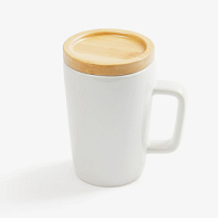 Кружка Vierra с крышкой-костером, белая Кружка Vierra с крышкой-костером, белая