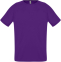 Футболка унисекс Sporty 140 темно-фиолетовая