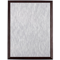 Плакетка Plaque, большая, вишня с серебристой пластиной