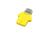 Флешка в виде футболки, 32 Гб, желтый