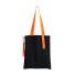 Шоппер Superbag black (чёрный с оранжевым)