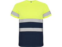 Футболка Delta мужская, нэйви/неоновый желтый