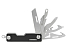 Мультитул-складной Canto 10-в-1 с защитным фиксатором, серебристый/черный