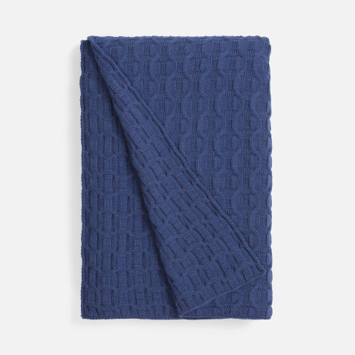 Плед Braidera, синий (черника)