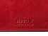 Картхолдер для 6 пластиковых карт с RFID-защитой Fabrizio, красный
