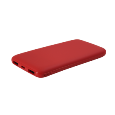 Внешний аккумулятор Bplanner Power 2 ST, софт-тач, 10000 mAh (Красный)