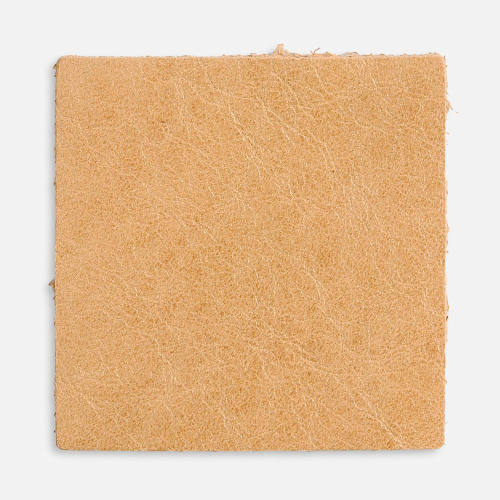 Лейбл кожаный Pasek, L, бежевый