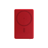 Внешний аккумулятор Atlantis PD 5000mAh с функцией беспроводной зарядки 15W, красный