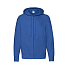 Толстовка без начеса LIGHTWEIGHT HOODED SWEAT JACKET 240, ярко-синий