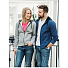 Толстовка женская CLASSIC HOODY FULL ZIP 300, серый меланж