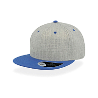 Бейсболка FADER, 6 клиньев, застежка ПВХ, серый, синий