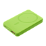 Внешний аккумулятор Largo PD 5000mAh с функцией беспроводной зарядки 15W, салатовый