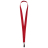 Лента для бейджа Neckband, красная