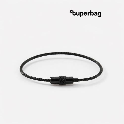 Тросик-кольцо Ring для обвеса, L=15см (черный)
