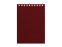 Бизнес - блокнот Альт А6 (94 х 130 мм) Office 60 л., бордовый
