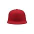 Бейсболка SNAP BACK, 6 клиньев, пластиковая застежка, красный