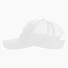 Бейсболка ZION, 5 клиньев, пластиковая застежка, белый