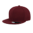 Бейсболка "SNAP BACK", 6 клиньев, бордовый, 100% п/э,100% х/б, 400 гр/м2, пластик. застежка, бордовый