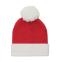 Шапка вязаная, красный