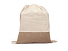 Рюкзак-мешок WILKES из хлопка и джута, бежевый