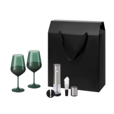 Подарочный набор Emerald, Vintaro (2 бокала + набор для вина)