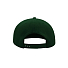 Бейсболка SNAP BACK, 6 клиньев, пластиковая застежка, зеленый