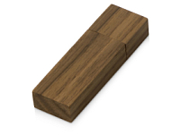 Флеш-карта USB 2.0 16 Gb Woody с магнитным колпачком, темное дерево