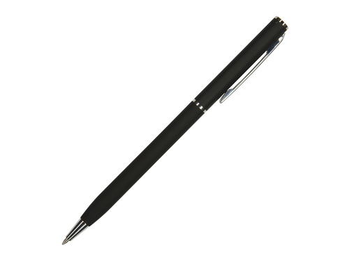 Ручка шариковая автоматическая BrunoVisconti® PALERMO цвет корпуса черный, soft-touch, 0.7 мм