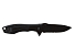 Нож складной Stinger, 80 мм, (чёрный), материал рукояти: сталь/алюминий (чёрный)