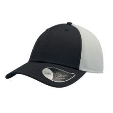Бейсболка CAMPUS, 6 клиньев, застежка на липучке, черный