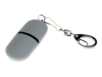 Флешка Goutte Soft-touch на 64 Гб, серый