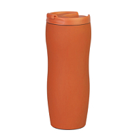 Термокружка с двойной стенкой Softoccino, Оранжевый Термокружка с двойной стенкой Softoccino, Оранжевый