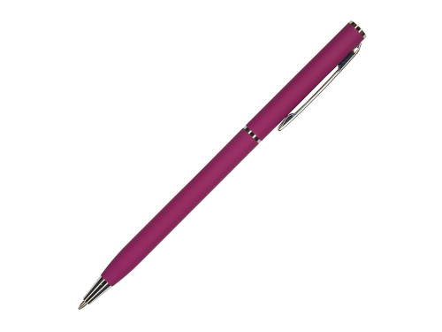 Ручка шариковая автоматическая BrunoVisconti® PALERMO цвет корпуса бордовый, soft-touch, 0.7 мм