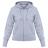 Толстовка женская Hooded Full Zip серый меланж