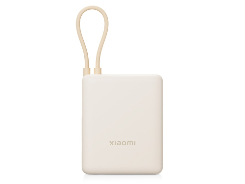Внешний аккумулятор со встроенным кабелем 22.5W Xiaomi Power Bank 10000mAh (Integrated Cable) Tan GL