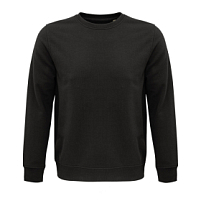 Толстовка свитшот унисекс COMET 280 из органического хлопка, темно-серый меланж