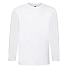 Футболка мужская SUPER PREMIUM LONG SLEEVE 190, белый