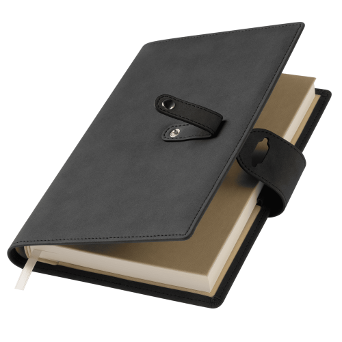 Ежедневник-портфолио Пассаж (Passage NEO) недатированный в подарочной коробке, черный