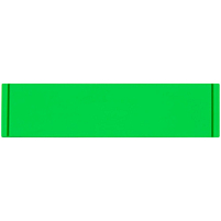 Лейбл из ПВХ Tarea, зеленый неон