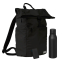 Подарочный набор Бостон (Boston), черный (термобутылка, ЗУ, рюкзак)