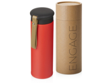 Вакуумный термос Engage, 450 мл, тубус, красный