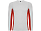 Футболка Shanghai  мужская с длинным рукавом, белый/красный