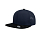 Бейсболка BANK, 6 клиньев, пластиковая застежка       , темно-синий, черный