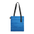 Шоппер Superbag Bubble, стёганый, без застёжки (голубой с черным)